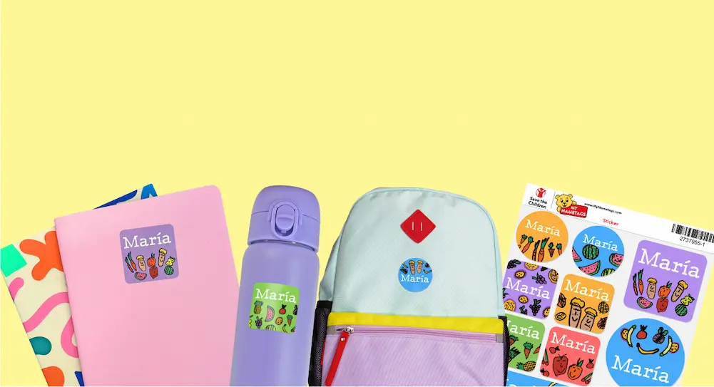 Personalised Save the Children maxistickers banner